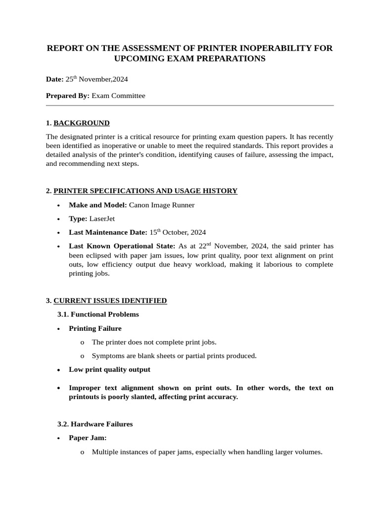 State of Printer Report | PDF | Printer (Computing)