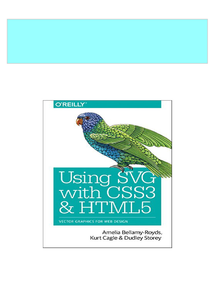 Full Using SVG With CSS3 and HTML5 Vector Graphics For Web Design Early ...