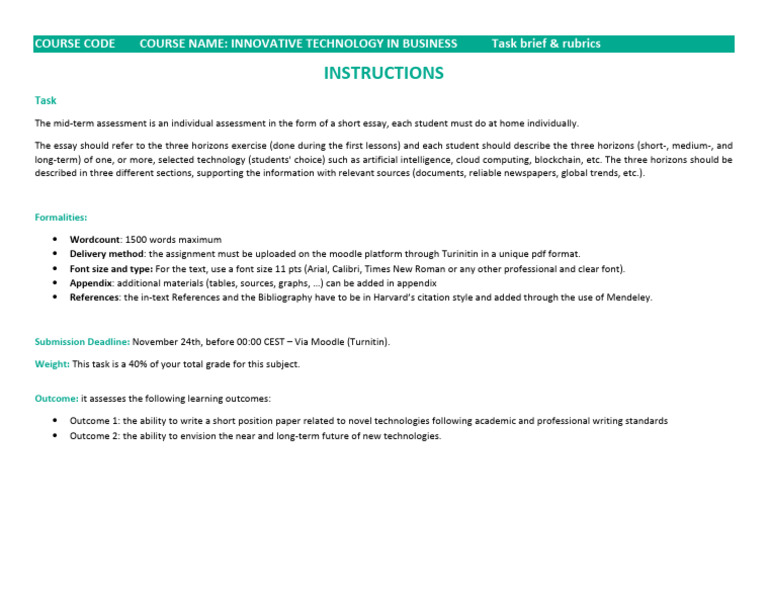 Instructions | PDF