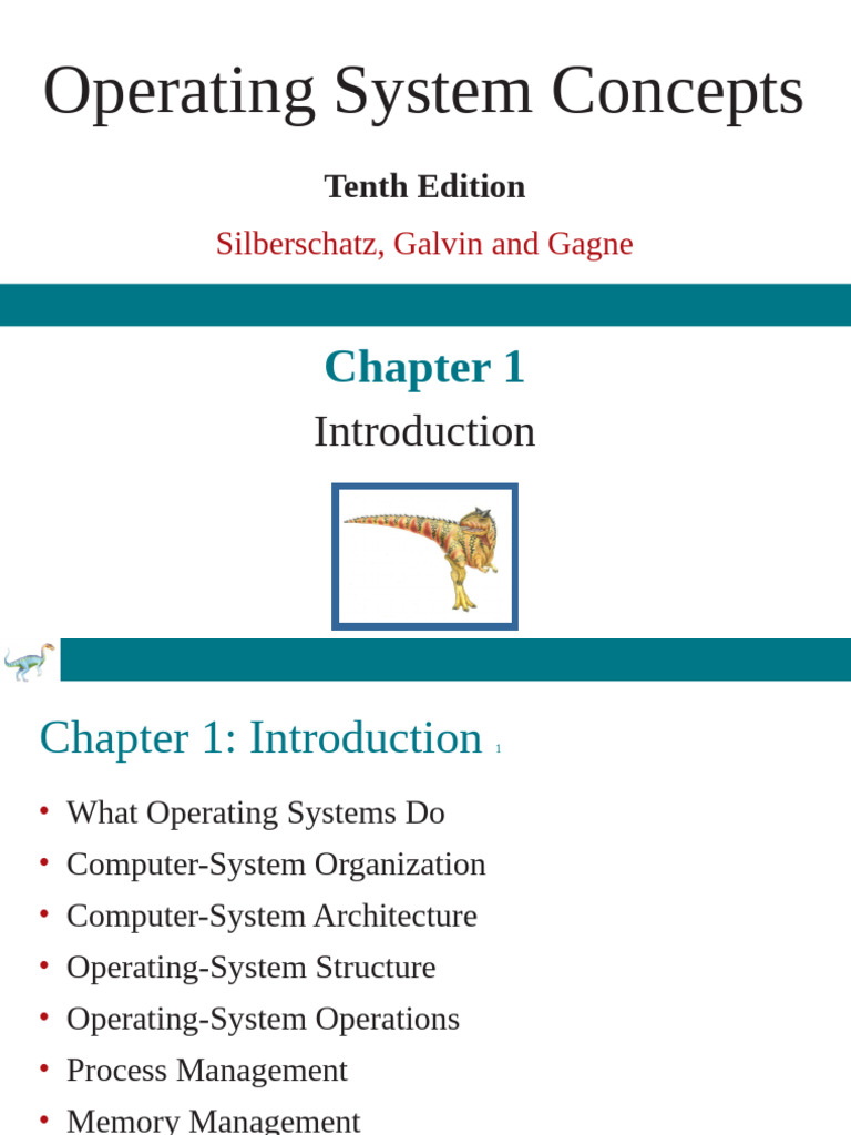 CH 1 | PDF | Operating System | Computer Data Storage