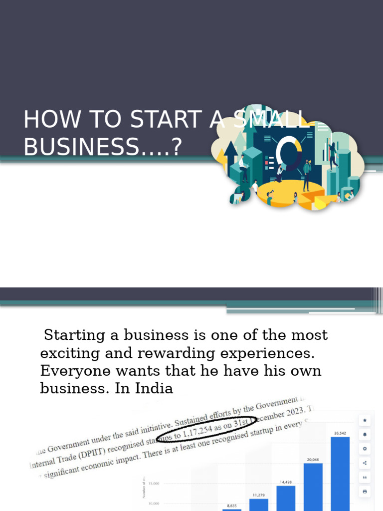 How To Start A Small Business | PDF
