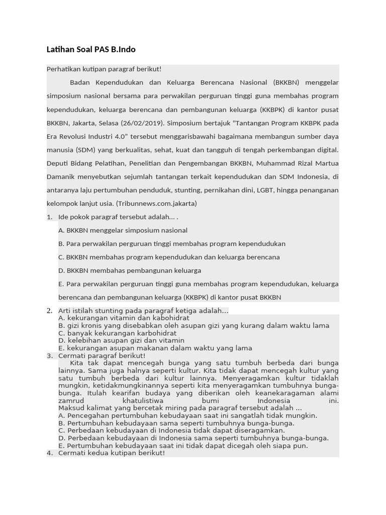 Arti Stunting dalam Konteks KKBPK | PDF