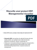 Riscurile Unui Proiect ERP