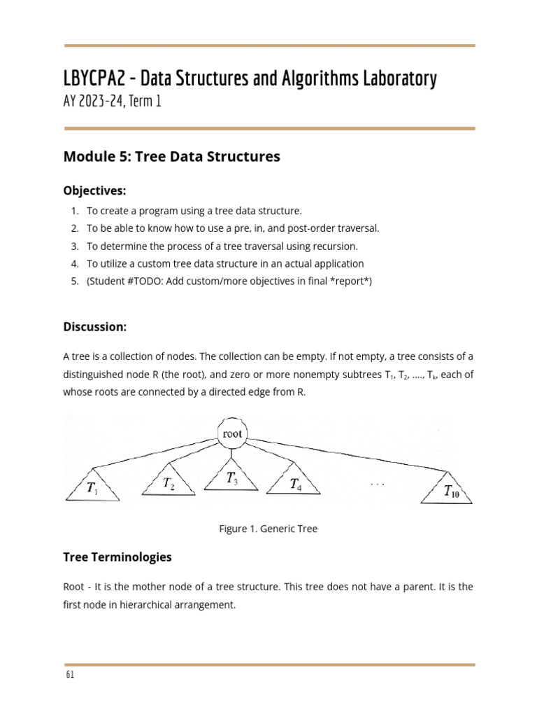 LBYCPA2 Laboratory Manual - Module 5 | PDF | Algorithms And Data ...