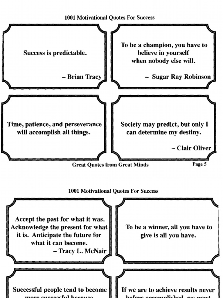 1001 Motivational Quotes For Success Great Quotes 9 | PDF