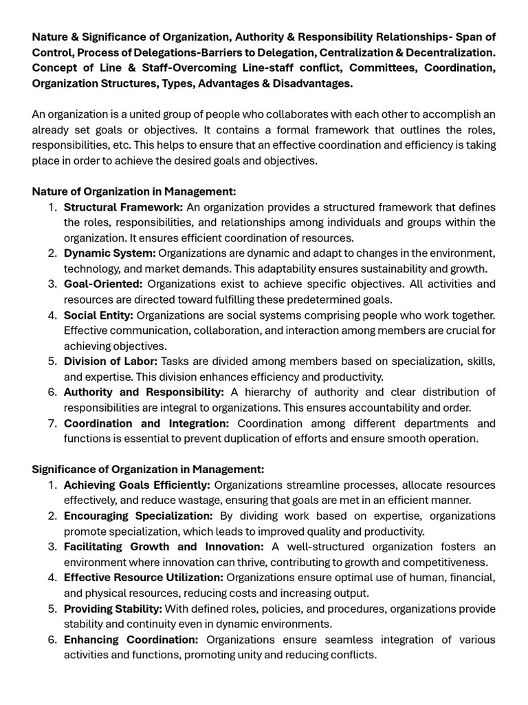 BBA Module 3 | PDF | Organizational Structure | Committee