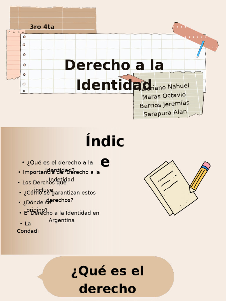 Derecho A La Identidad | PDF | Nacionalidad | Adopción