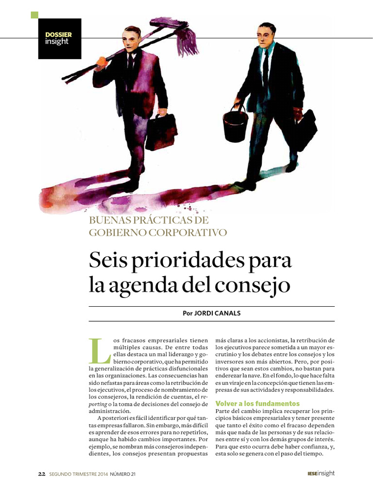 J. Canals. Seis - Prioridades - para - La - Agenda - Del - Consejo ...