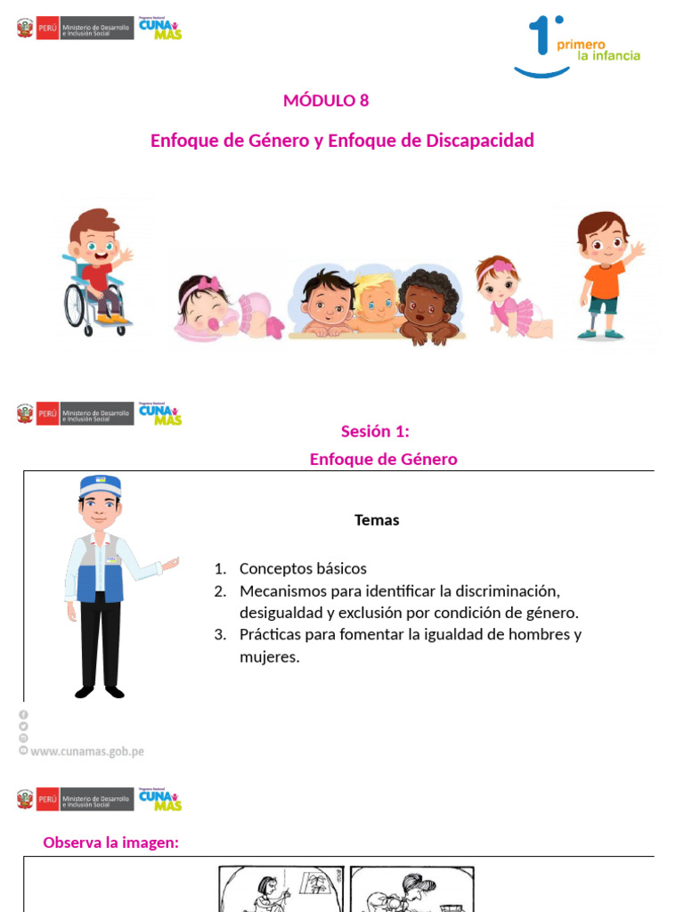 Enfoque de Género y Equidad Infantil | PDF | La violencia contra las ...