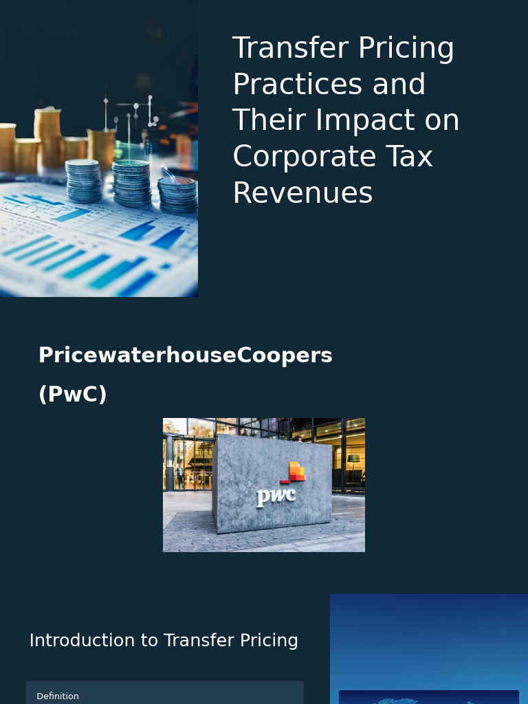 Transfer Pricing and Corporate Tax Impact | PDF | Taxes | Business