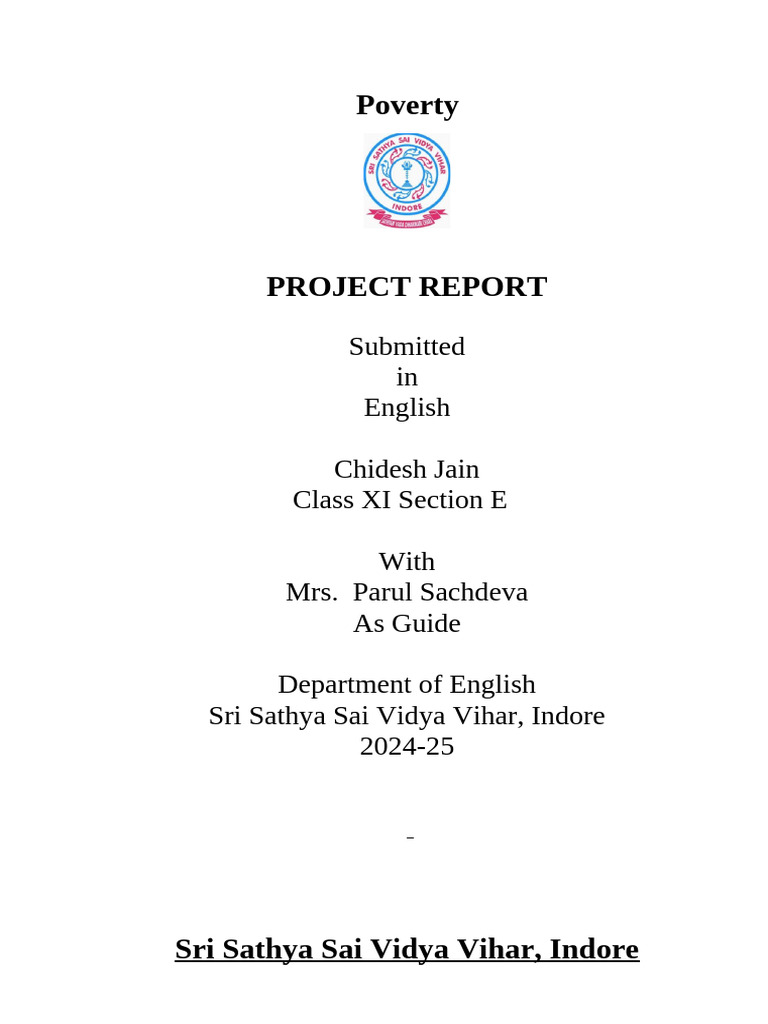 Project First Page Certificate | PDF
