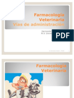 8. Vías de administración farmacológica