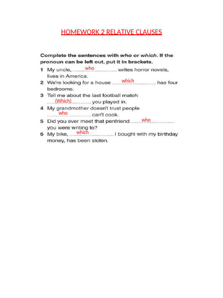 Homework 2 Class 101 | PDF