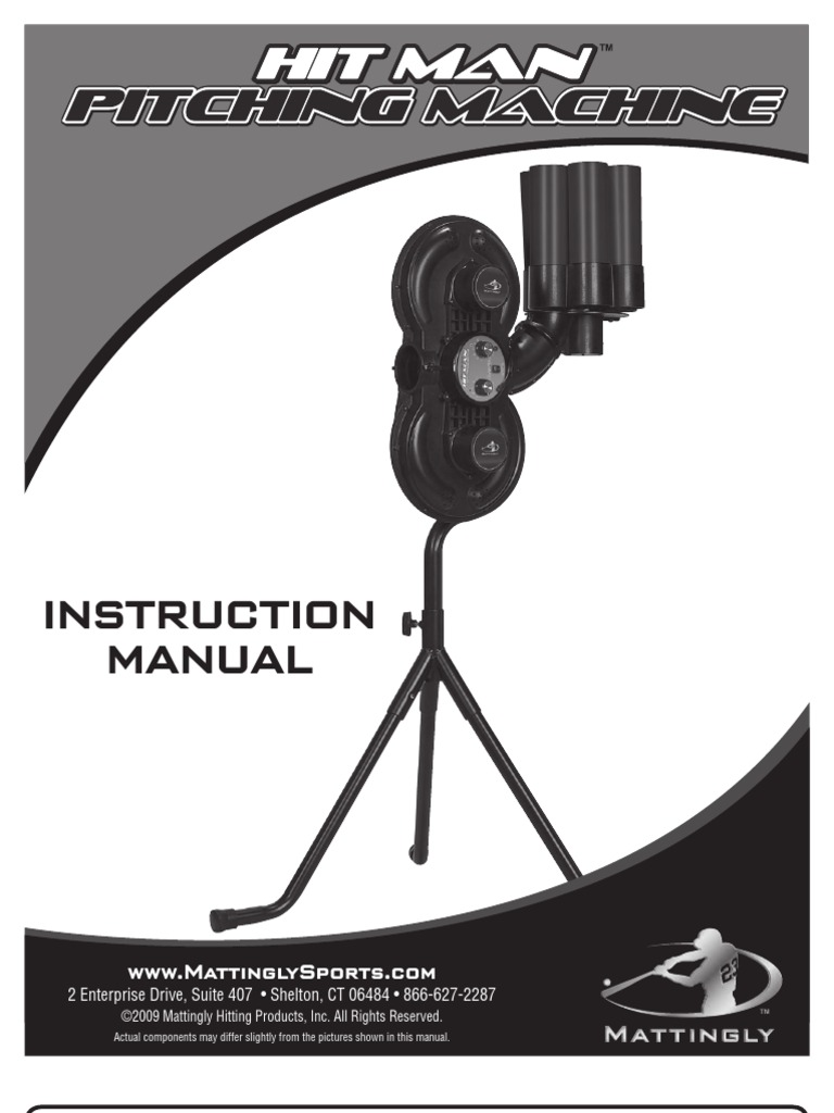 Mattingly Sports "Hitman" Pitching Machine Manual Pitcher Batting