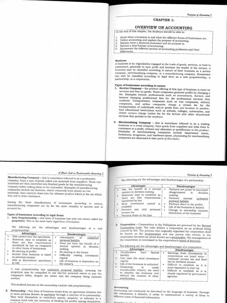 Financial Accounting and Reporting Chapter 1 and 2 de Jesus | PDF