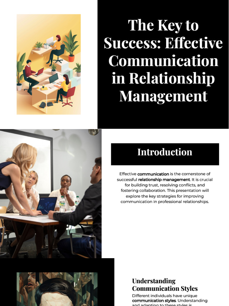 Wepik The Key To Success Effective Communication in Relationship ...