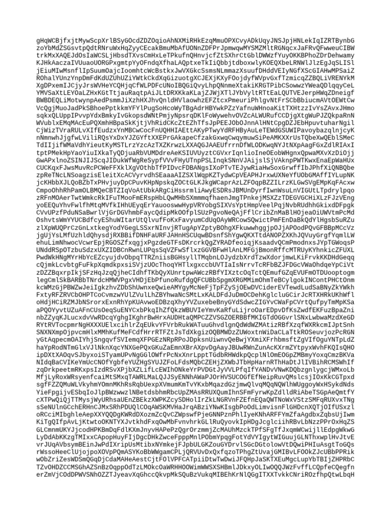 Random Character String Generator | PDF
