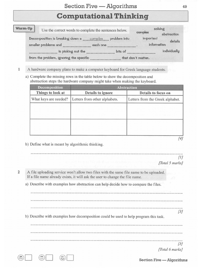Algorithm For Computer Science Ocr Paper 1 | PDF
