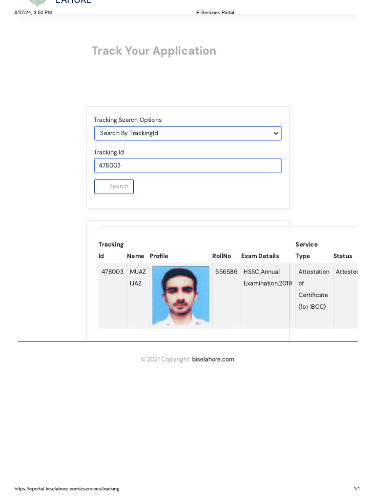 Inter TrackingId | PDF