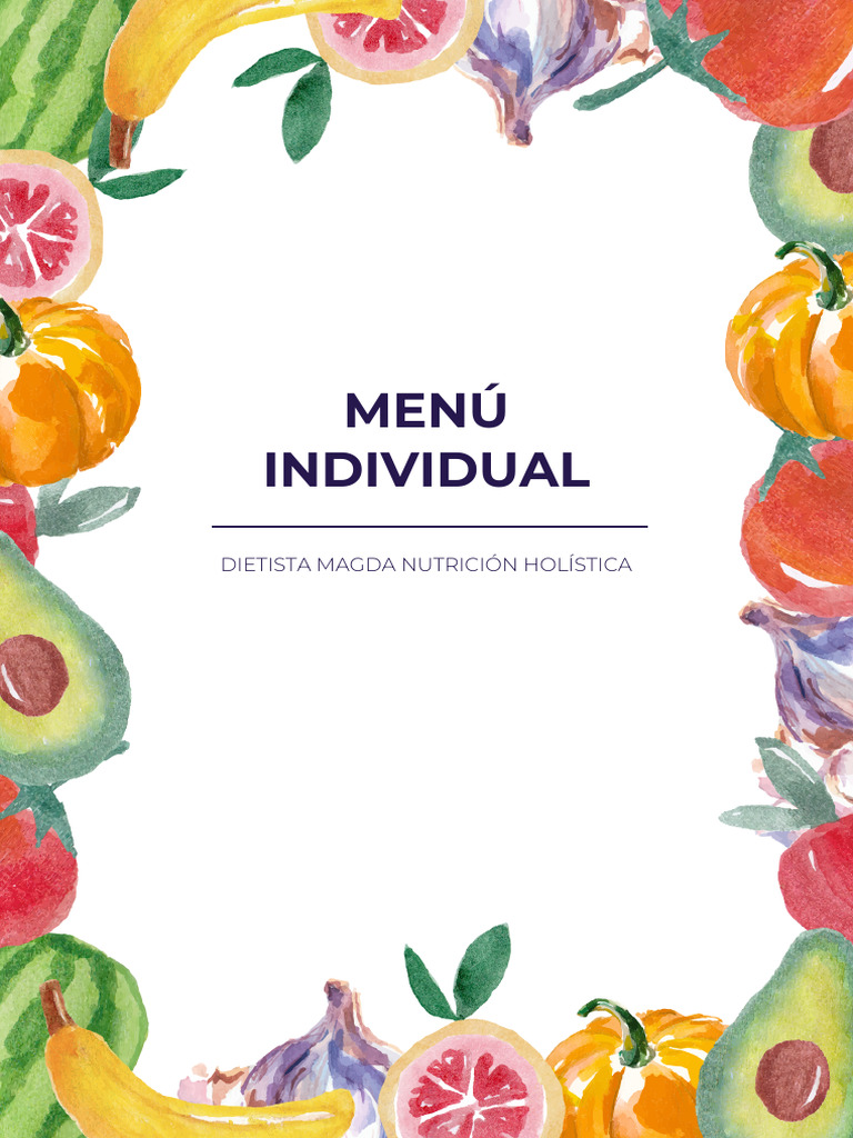MenuÌ OTONÌ O 3 DIAS GRATIS | PDF | Cocinando | Panes