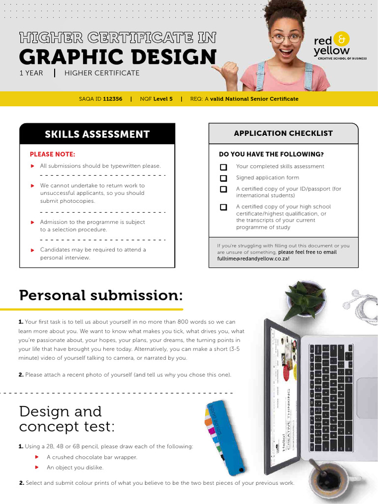 HCGD Higher Certificate Graphic Design Skill | PDF