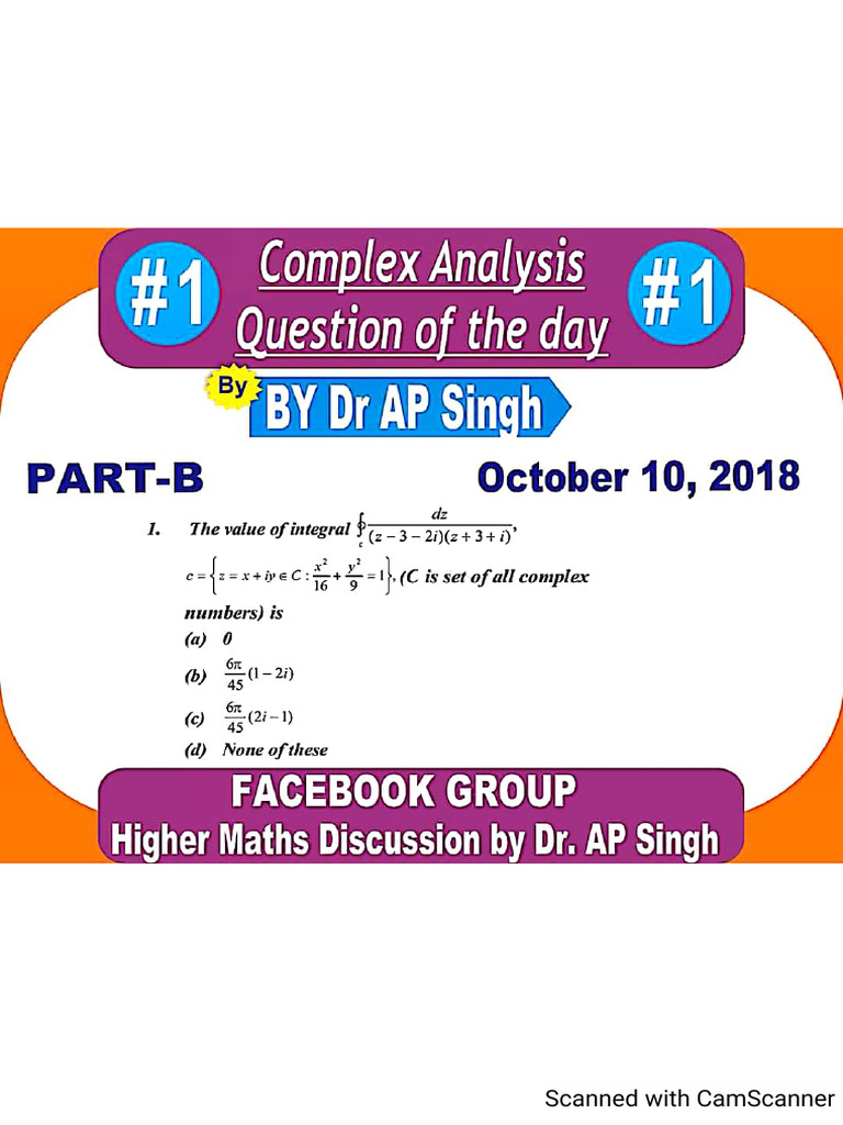 Complex Set 1 | PDF