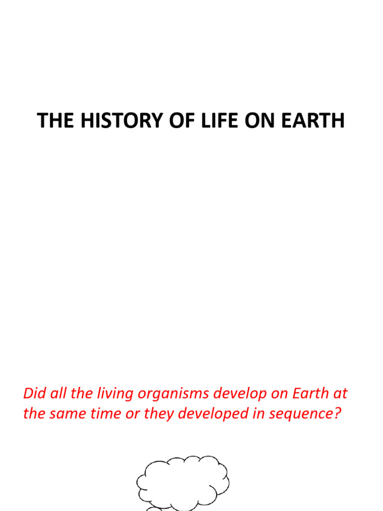 The History Of Life On Earth Pdf