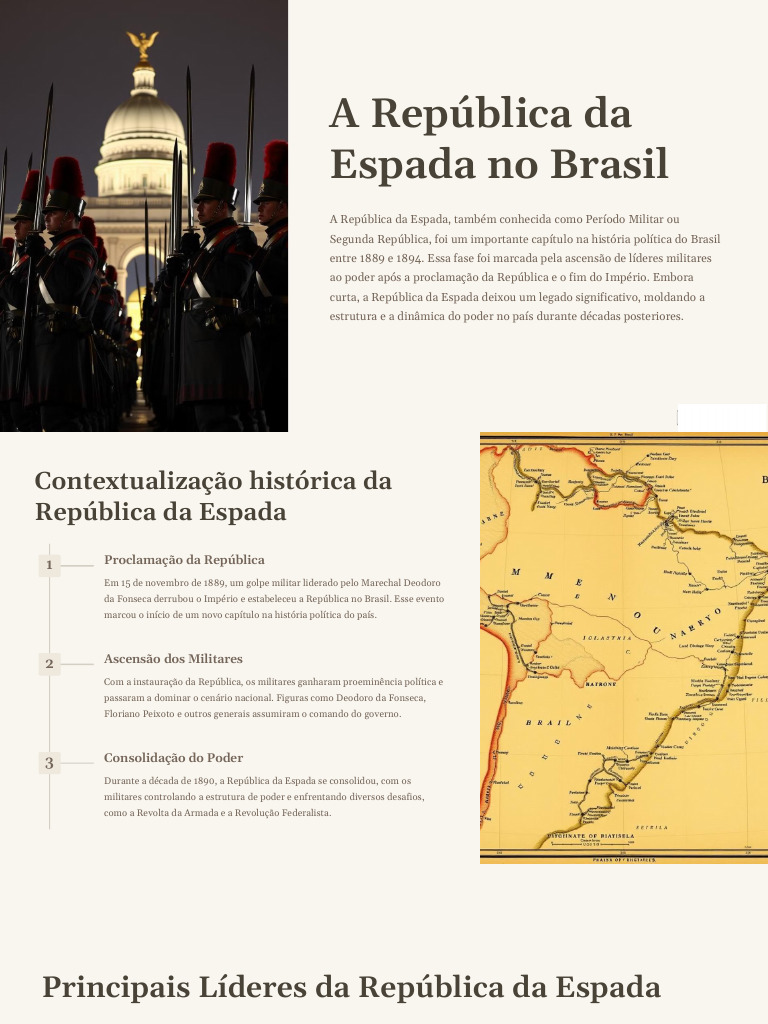 República da Espada: Poder Militar no Brasil | PDF | República | Brasil
