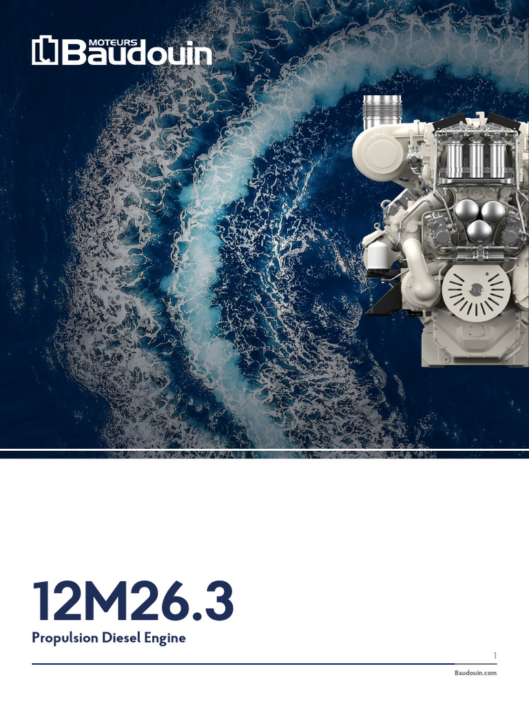12M26.3 Spec-Sheet Yachting Revm | PDF | Diesel Engine | Engines