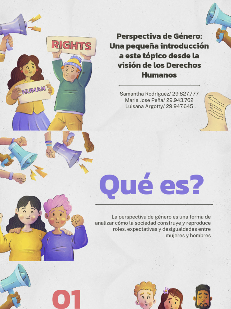 Perspectiva de Género y Derechos Humanos | PDF | Estereotipos ...