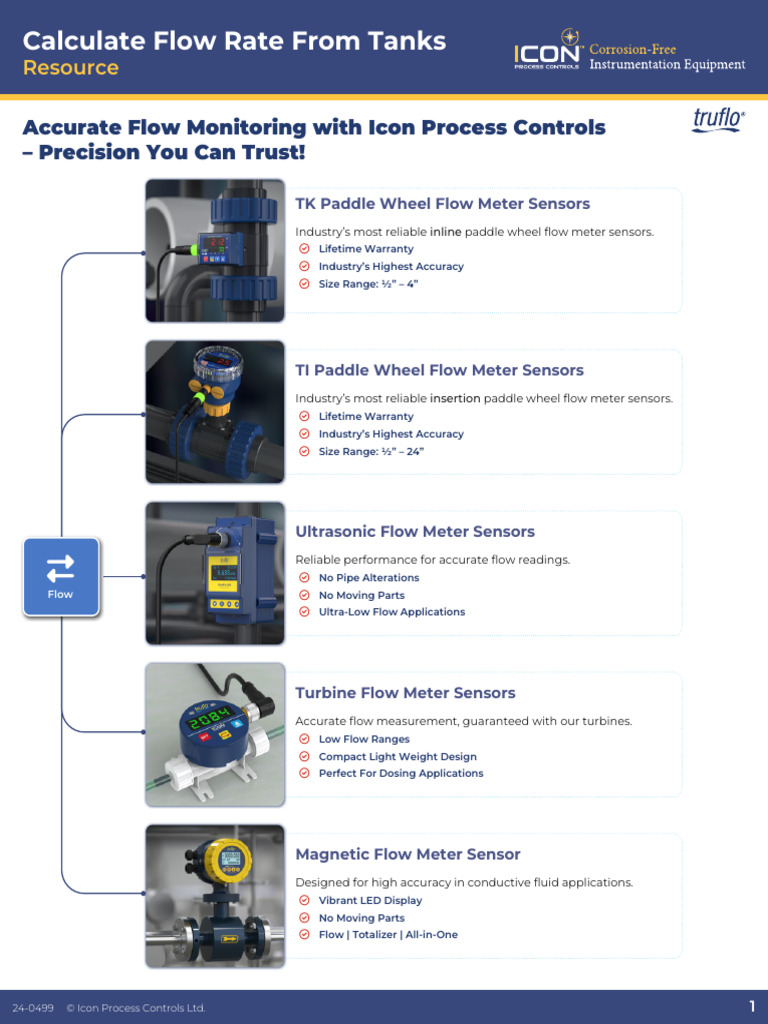 Calculate Flow Rate from Tanks Guide | PDF | Flow Measurement | Metrology