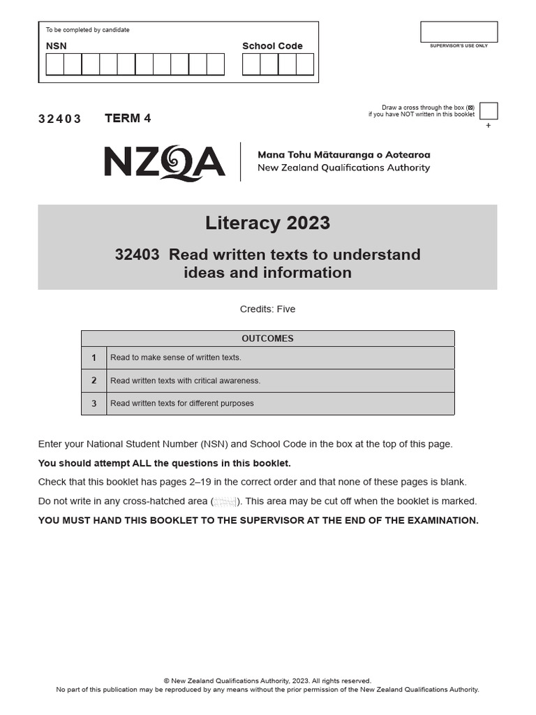 Reading - 32403 - 2023Tm4 | PDF