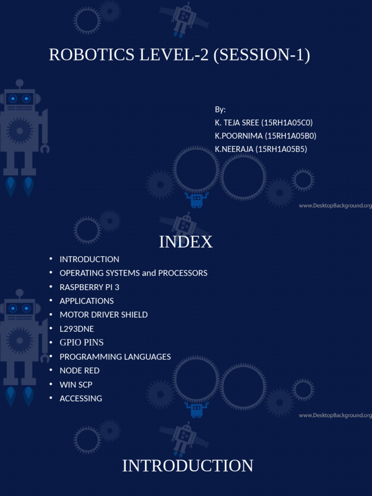 Raspberry Pi 3 Robotics Guide | PDF | Raspberry Pi | Computing