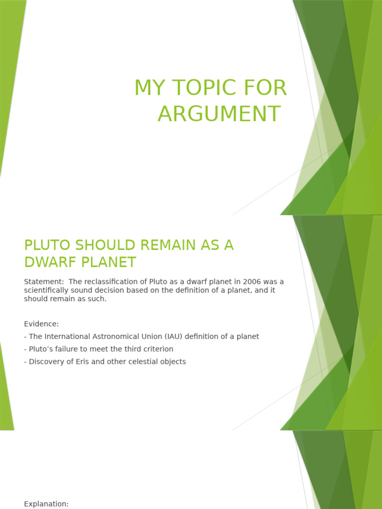 Pluto's Dwarf Planet Classification Explained | PDF