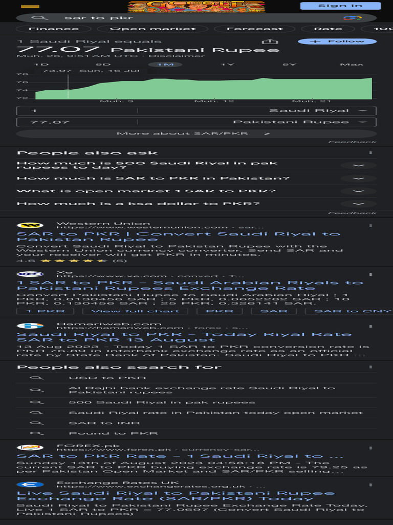 Sar To PKR - Google Search | PDF | World Economy | Financial Markets
