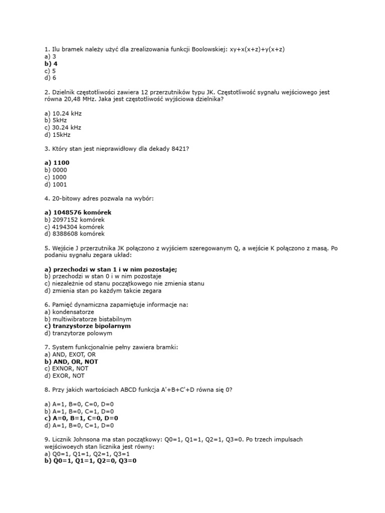 Tajemniczy Ogród Test Z Odpowiedziami Test Z Odpowiedziami | PDF