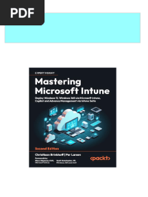 Buy Ebook Mastering Microsoft Intune: Deploy Windows 11, Windows 365 Via Microsoft Intune, Copilot, 2nd Edition Christiaan Brinkhoff Cheap Price