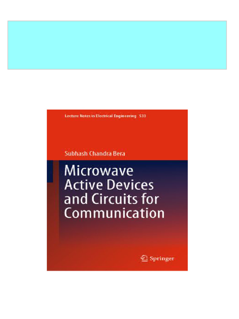 Instant download microwave active devices and circuits for