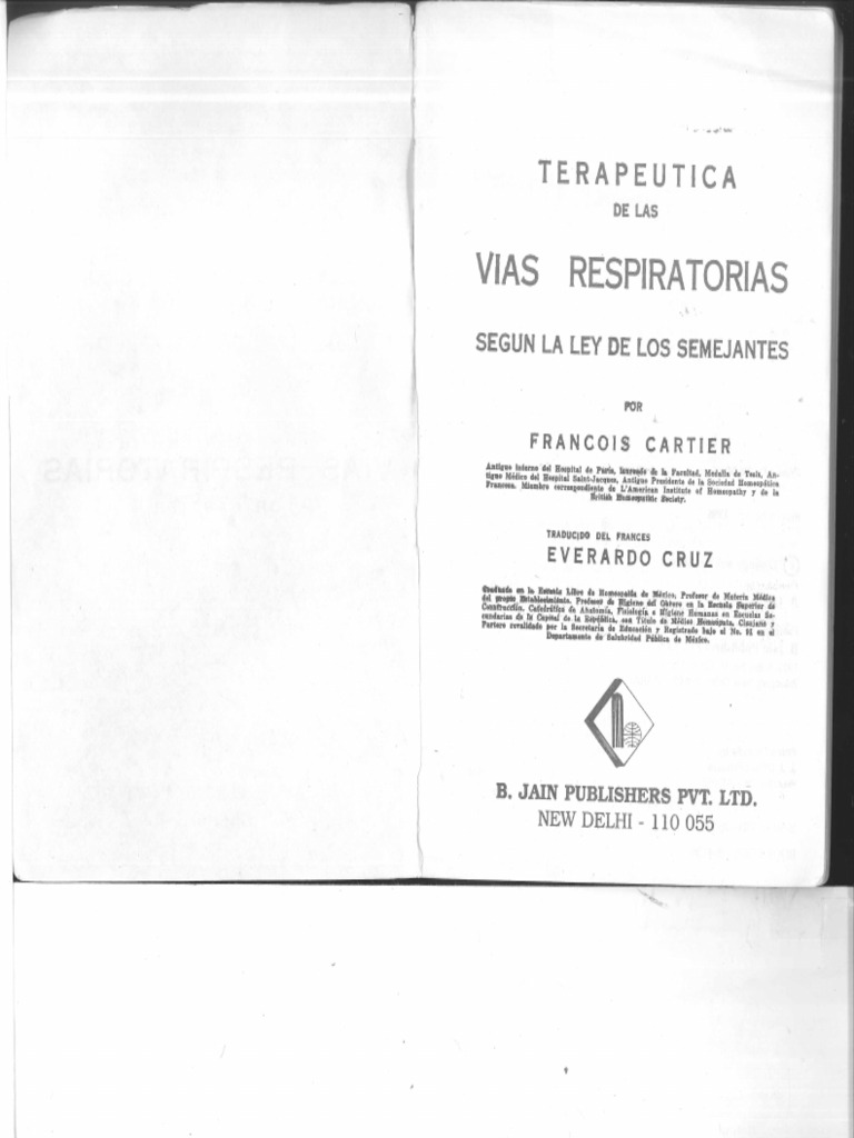 Vias Respiratorias (Cartier Francois) | PDF