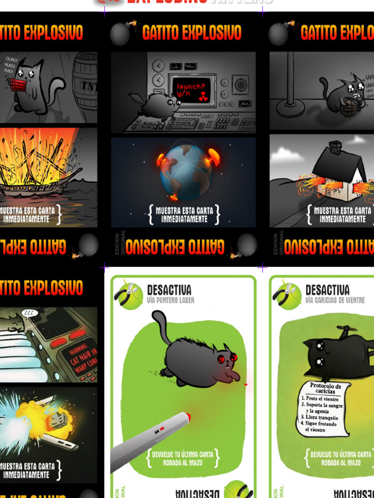 Exploding Kittens v1.2 Es KTV Salida | PDF