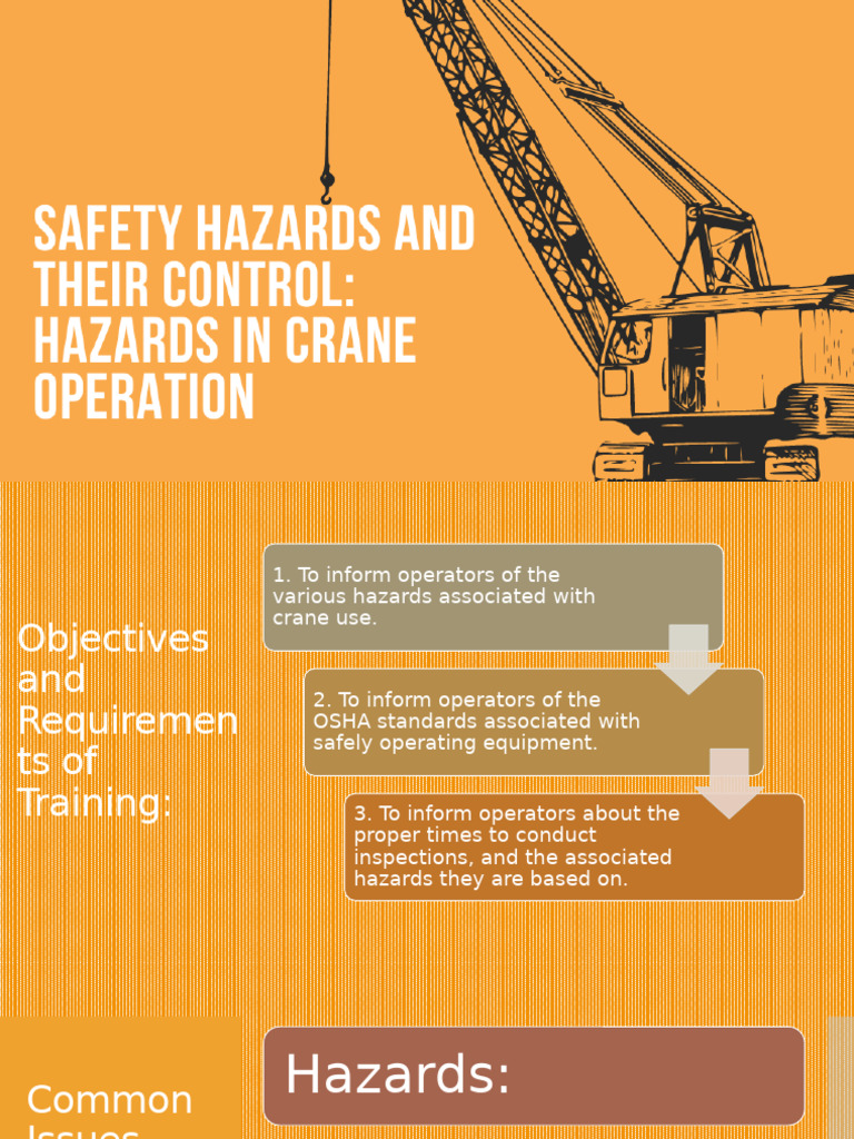 Group 7 | PDF | Crane (Machine) | Occupational Safety And Health