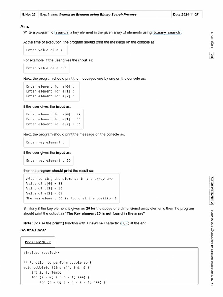 Binary Search1 | PDF