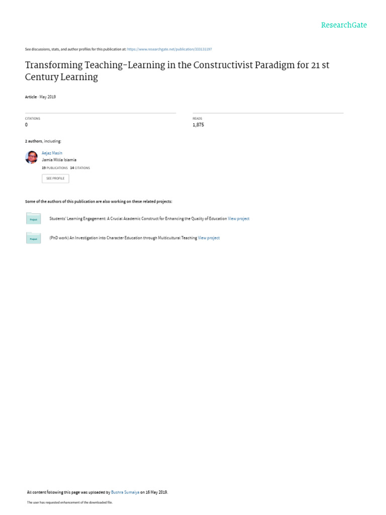 journal-paper-pdf-constructivism-philosophy-of-education-learning