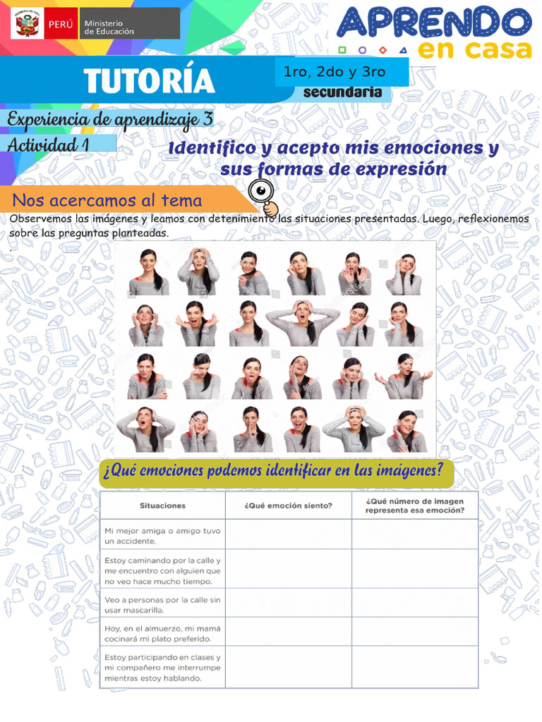 Reconocimiento y manejo de emociones | PDF | Las emociones | Ciencias ...