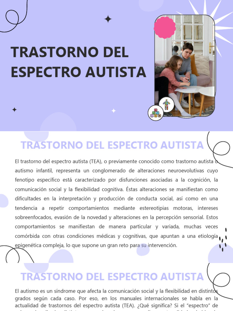 AUTISMO | PDF | Espectro autista | Manual Diagnóstico y Estadístico de ...