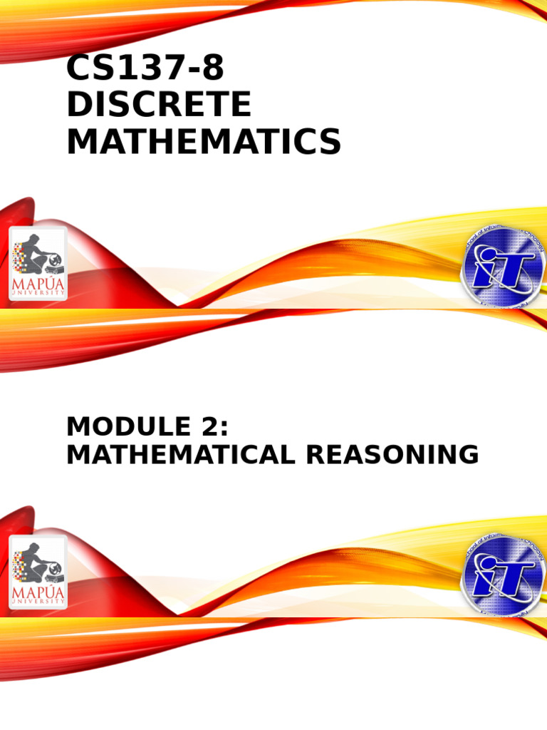 Mathematical Reasoning and Inference Rules | PDF | Theorem ...