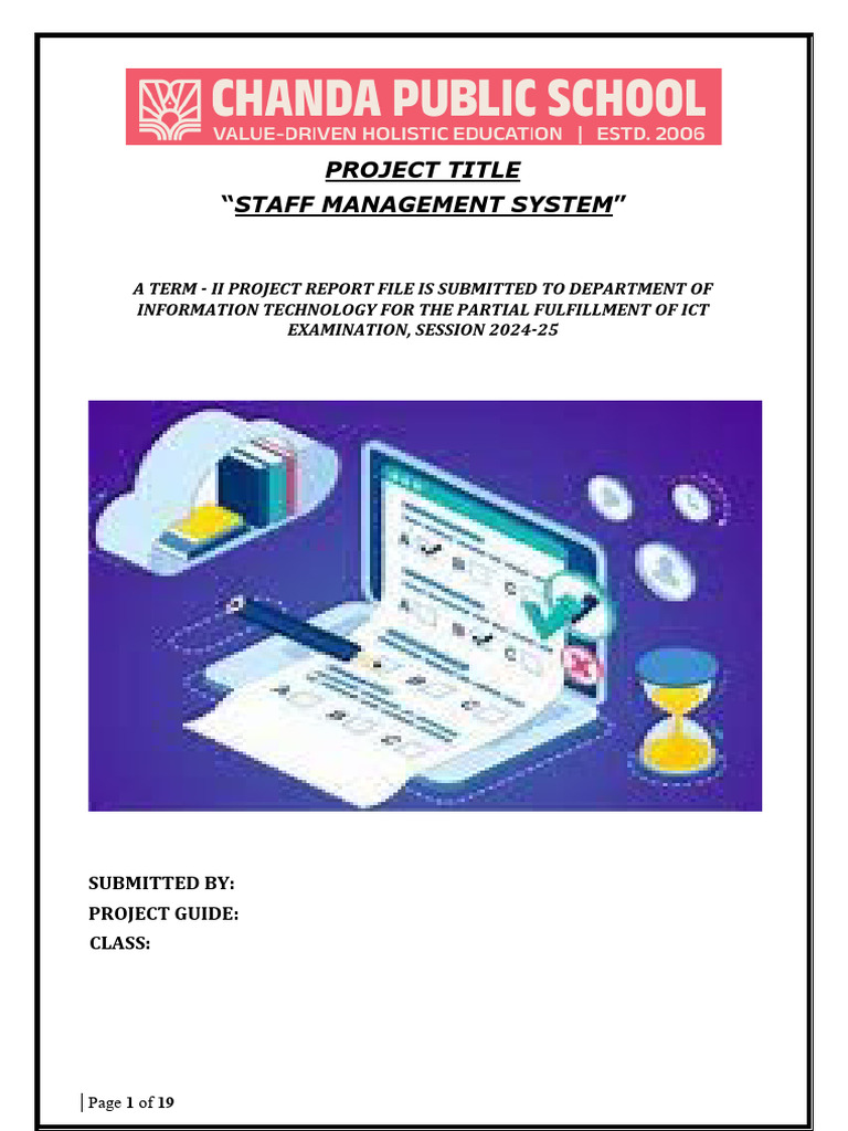 Staff Management Project 1 | PDF | Computer Science | Information ...