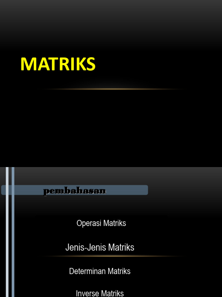 24 1. Matriks | PDF