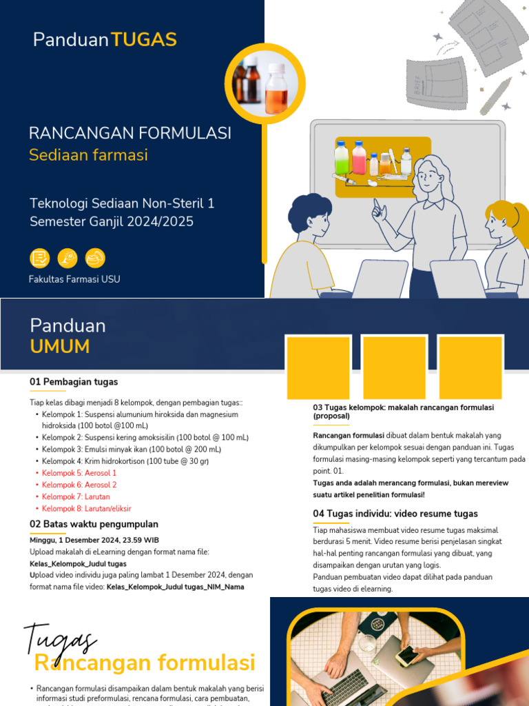 Rancangan Formulasi Sediaan Farmasi | PDF