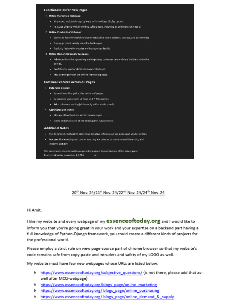 Further Design Consideration Alongwith Perfect-Document | PDF ...